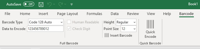 Excel Menu